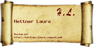 Hettner Laura névjegykártya